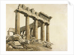 View of the East End of the Parthenon, Athens by Giovanni Battista Lusieri